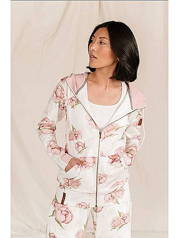 Ampersand Ave Fullzip Sweatshirt in Happily Ever After (view 2)