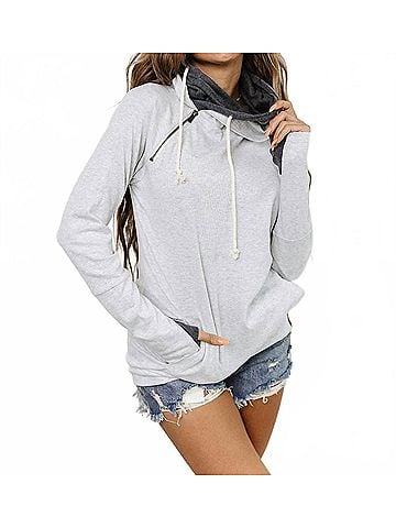 Ampersand Ave Doublehood‚Ñ¢ Sweatshirt in Tired But Never Of You (view 2)