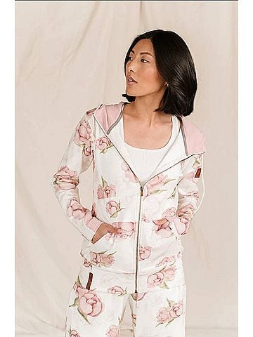 Ampersand Ave Fullzip Sweatshirt in Happily Ever After (view 2)