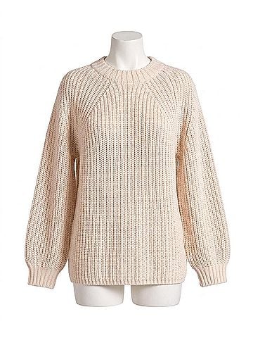 Elan Cleo Sweater in Beige (view 1)