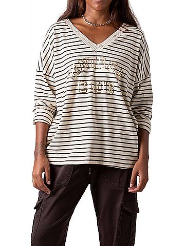 GiGi Moda Marinaia Knit Sweater in Chocolate (view 2)