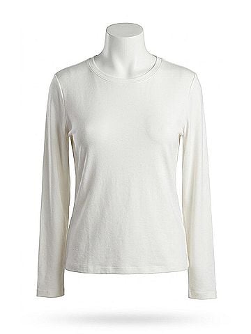 j. society Fur Cuffs Crew Sweater in Vanilla (view 1)