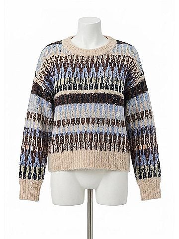 FDJ Knit Sweater in Winter Intarsia (view 1)