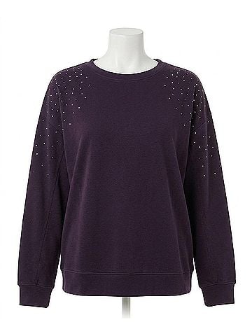 ESQUALO Dorthea Sweater in Dark Purple (view 1)