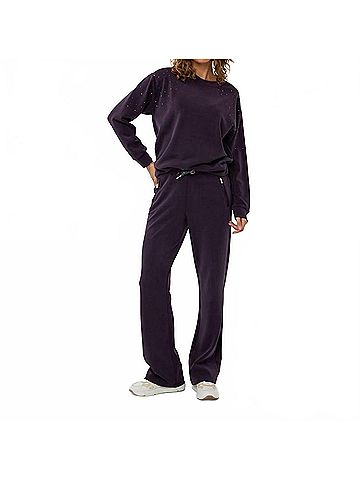 ESQUALO Dorthea Sweater in Dark Purple (view 2)