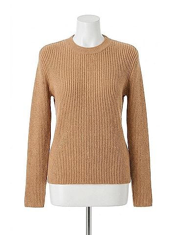 Astr Prescott Sweater in Camel (view 1)