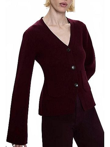 Pistola Aeron Cardigan in Claret (view 2)