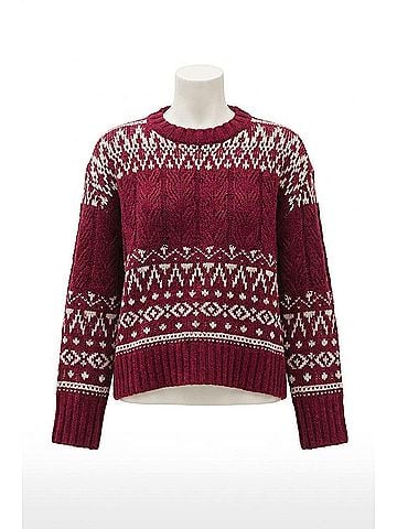 Be Cool Benson Sweater in Wine (view 1)