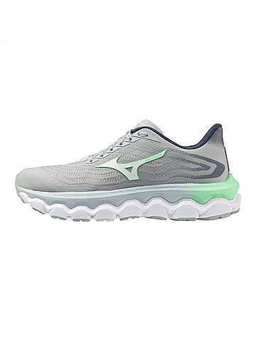 Mizuno Women's Wave Horizon 8 Running Shoe in Pearl Blue/White (view 2)