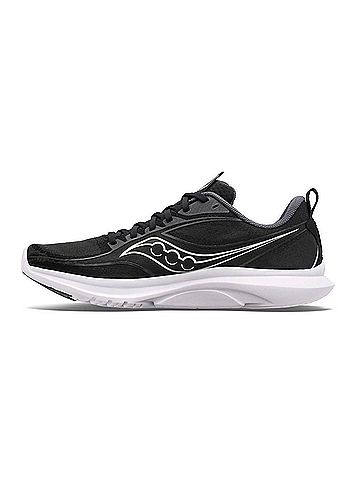 Saucony Women's Kinvara 13 Running Shoes in Black/Silver (view 2)