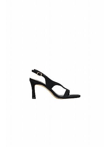 Dolce Vita Women's Izela Open Toe Heels in Onyx Suede (view 1)