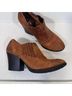 BOC 100% Leather Tan Ankle Boots Size 7 1/2 - photo 12