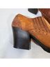 BOC 100% Leather Tan Ankle Boots Size 7 1/2 - photo 11
