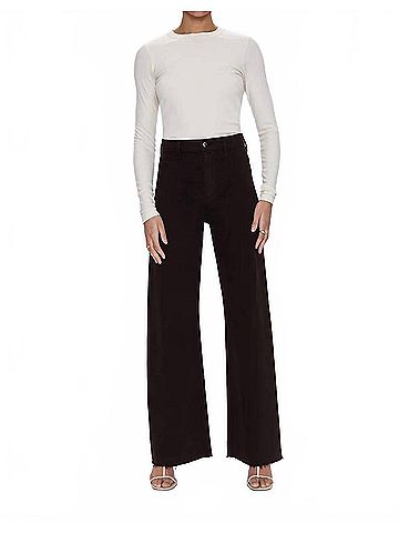 Pistola Penny High Rise Wide Leg Jean in Mocha (view 2)