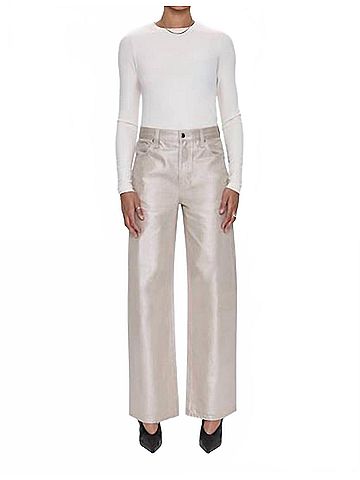 Pistola Women's Tate Pant in Champaigne Luster (view 2)