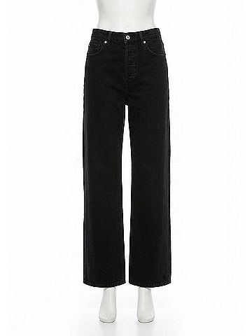 Pistola Tate High Rise Bowed Wide Leg Jeans in Midnight Hr (view 1)
