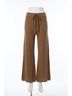 Elan Solid Brown Drawstring Wide Leg Pants in Caramel Size XL - photo 1