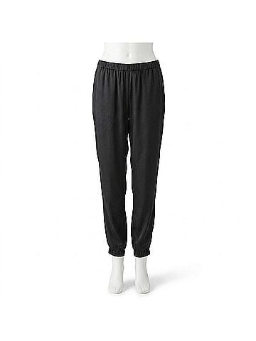 BCBGeneration Woven Sportswear Pant in Black (view 1)