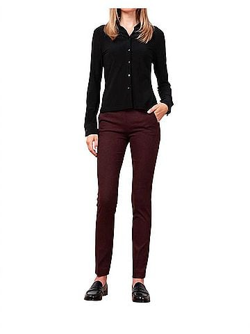 Avenue Montaigne Louis Wine Flannel in Wine (view 2)