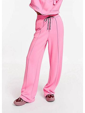 Essentiel Antwerp Eruv Wide-Leg Jersey Track Pant in Voltage (view 2)