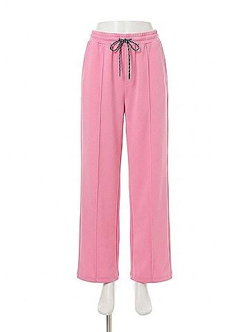 Essentiel Antwerp Eruv Wide-Leg Jersey Track Pant in Voltage (view 1)