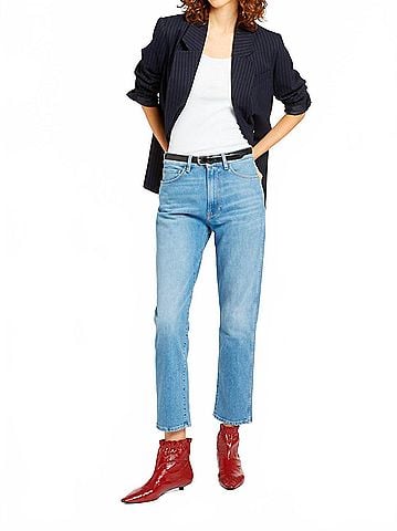 3x1 Byrd Claudia Slim Jeans in Denim (view 2)