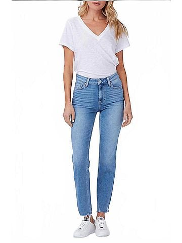 Paige Cindy Slim Leg Jeans in Mel (view 2)