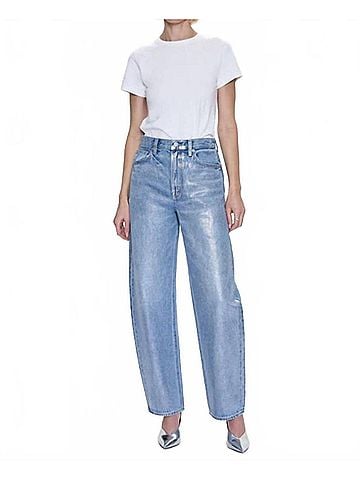 Pistola Wes High Rise Barrel Jeans in Spellbound (view 2)