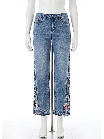 FDJ Olivia Wide Ankle Jeans in Medium Wash (view 1)
