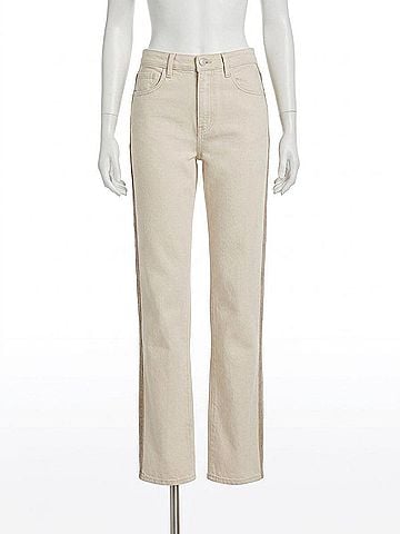 L'Agence Jones Stovepipe Jeans in Desert Tan Taupe (view 1)