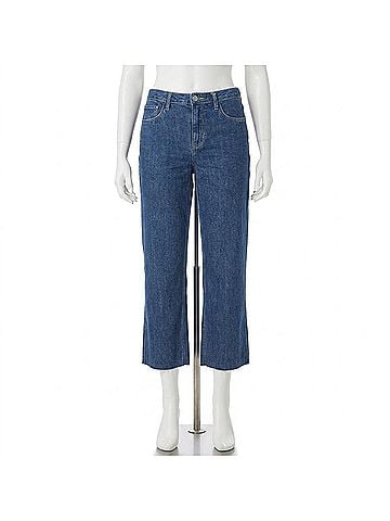 L'Agence Wanda Cropped Wide-Leg Jeans in Spokane (view 1)