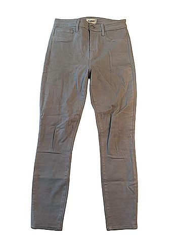 L'Agence Women's Marguerite High Rise Skinny Jeans in Greystone Coated (view 1)