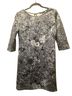 Mango Floral Multi Color Black Gray Cocktail Dress Size XS - photo 1
