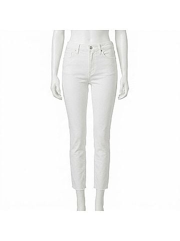 Paige Women's Cindy Corduroy Pant in Ecru (view 1)