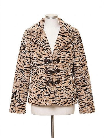 Hutch Tiffy Coat in Leopard (view 1)