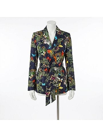 L'Agence Jordana Wrap Jacket in Black (view 1)