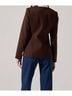 Astr Solid Brown Bellmere Tailored Jacket in Brown Size L - photo 3