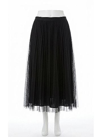 Jessie Liu Lilliana Tulle Skirt in Black (view 1)