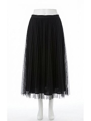Jessie Liu Lilliana Tulle Skirt in Black (view 1)