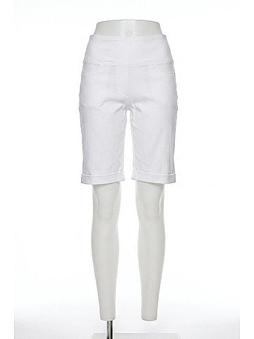 Frank Lyman Design Women's Waverly Bermuda Shorts in White (view 1)