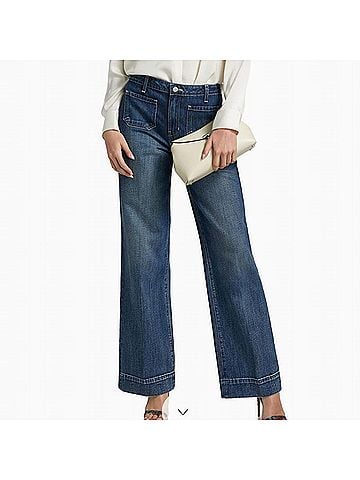 L'Agence Nolan Patch Pocket Jeans in Dayton (view 2)