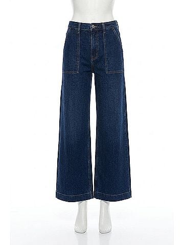 Pistola Penny High Rise Wide Leg Jeans in Calluna (view 1)