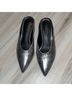 Vince. 100% Leather Silver Mule/Clog Size 6 - photo 11