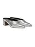 Vince. 100% Leather Silver Mule/Clog Size 6 - photo 1