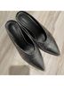 Vince. 100% Leather Silver Mule/Clog Size 6 - photo 8