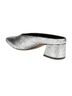 Vince. 100% Leather Silver Mule/Clog Size 6 - photo 2