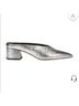 Vince. 100% Leather Silver Mule/Clog Size 6 - photo 5