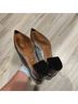 Vince. 100% Leather Silver Mule/Clog Size 6 - photo 10
