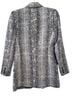 Smythe 100% Polyester Animal Print Gray White Blazer Size 4 - photo 5
