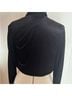 Anthropologie 100% Velvet Stripes Black Jacket Size S - photo 7